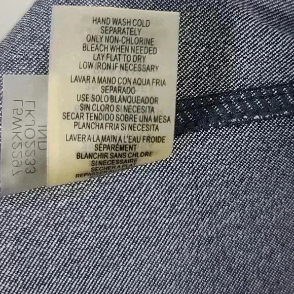 Karl Lagerfeld Dark Denim Pull On Jeggings Ankle Stretch Jeans Pants Size Medium - Picture 7 of 12